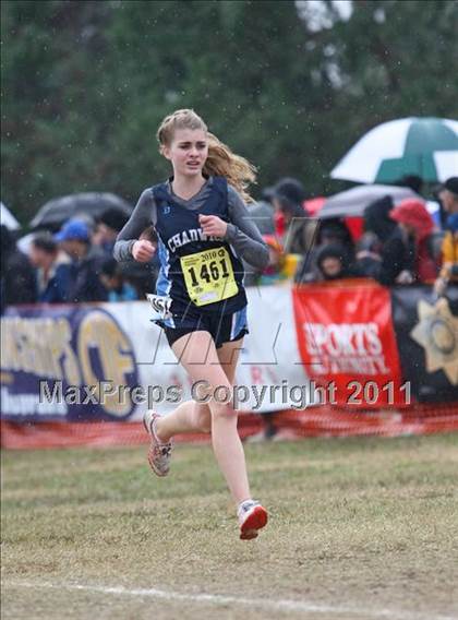 Thumbnail 2 in CIF State Cross Country Championships (D5 Girls) photogallery.