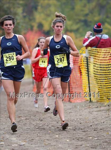Thumbnail 2 in CIF State Cross Country Championships (D5 Girls) photogallery.
