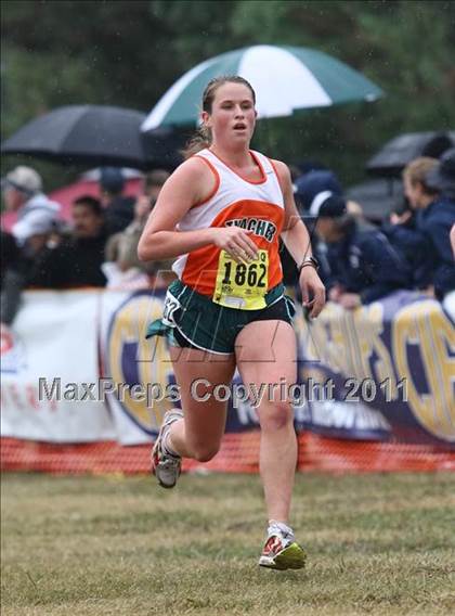 Thumbnail 2 in CIF State Cross Country Championships (D5 Girls) photogallery.