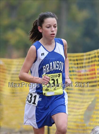 Thumbnail 1 in CIF State Cross Country Championships (D5 Girls) photogallery.