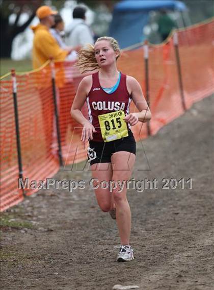 Thumbnail 3 in CIF State Cross Country Championships (D5 Girls) photogallery.