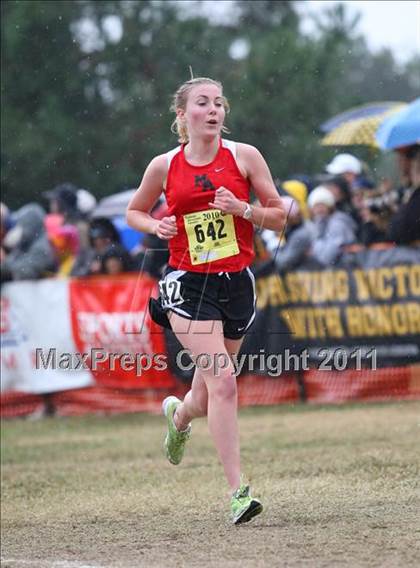 Thumbnail 1 in CIF State Cross Country Championships (D5 Girls) photogallery.