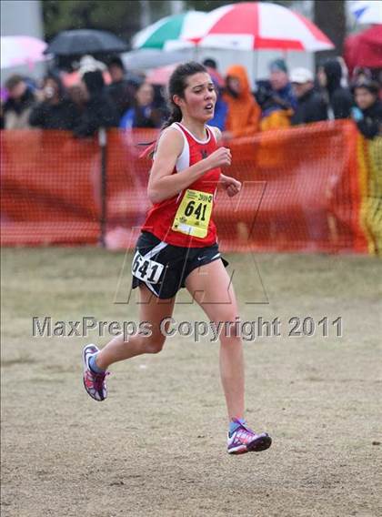 Thumbnail 2 in CIF State Cross Country Championships (D5 Girls) photogallery.