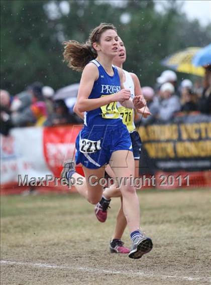 Thumbnail 2 in CIF State Cross Country Championships (D5 Girls) photogallery.