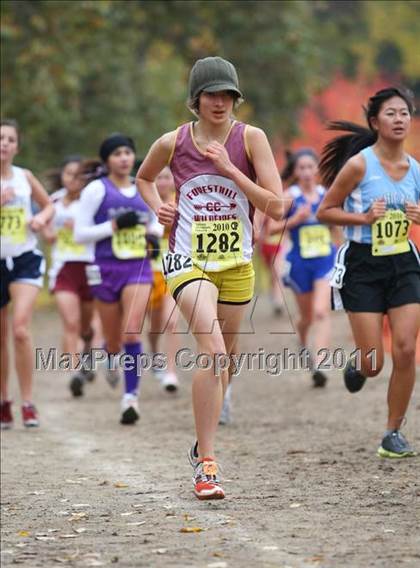 Thumbnail 3 in CIF State Cross Country Championships (D5 Girls) photogallery.