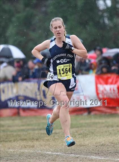 Thumbnail 1 in CIF State Cross Country Championships (D5 Girls) photogallery.