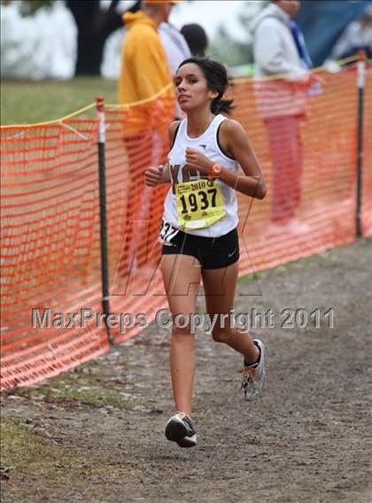 Thumbnail 2 in CIF State Cross Country Championships (D5 Girls) photogallery.