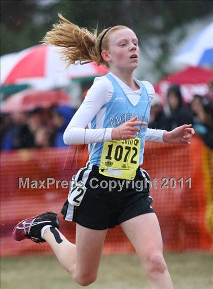 Thumbnail 1 in CIF State Cross Country Championships (D5 Girls) photogallery.