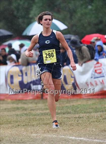 Thumbnail 1 in CIF State Cross Country Championships (D5 Girls) photogallery.