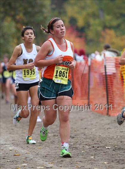 Thumbnail 3 in CIF State Cross Country Championships (D5 Girls) photogallery.