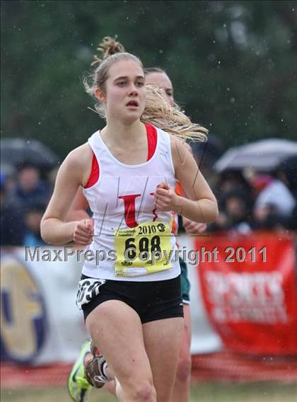 Thumbnail 1 in CIF State Cross Country Championships (D5 Girls) photogallery.