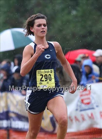 Thumbnail 2 in CIF State Cross Country Championships (D5 Girls) photogallery.