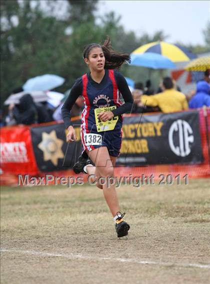 Thumbnail 1 in CIF State Cross Country Championships (D5 Girls) photogallery.