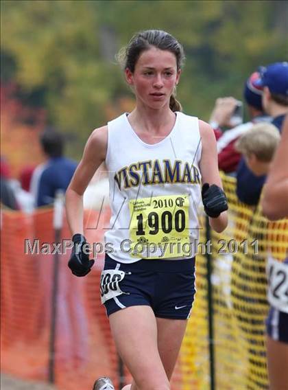 Thumbnail 3 in CIF State Cross Country Championships (D5 Girls) photogallery.