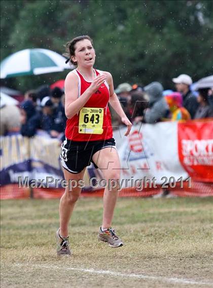 Thumbnail 2 in CIF State Cross Country Championships (D5 Girls) photogallery.