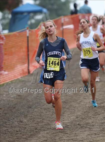 Thumbnail 2 in CIF State Cross Country Championships (D5 Girls) photogallery.