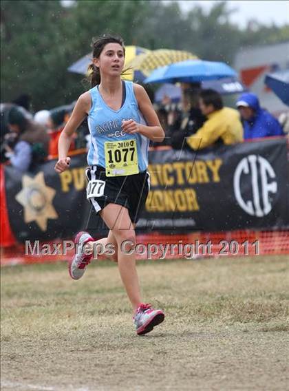 Thumbnail 3 in CIF State Cross Country Championships (D5 Girls) photogallery.