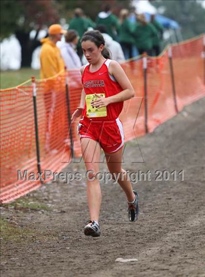 Thumbnail 2 in CIF State Cross Country Championships (D5 Girls) photogallery.