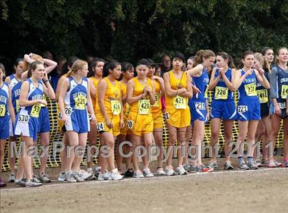 Thumbnail 2 in CIF State Cross Country Championships (D5 Girls) photogallery.