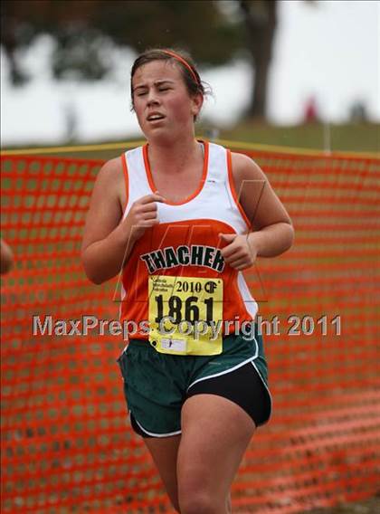 Thumbnail 1 in CIF State Cross Country Championships (D5 Girls) photogallery.