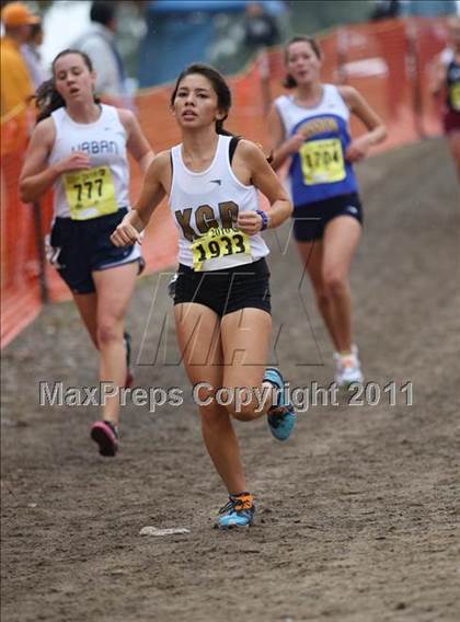 Thumbnail 3 in CIF State Cross Country Championships (D5 Girls) photogallery.