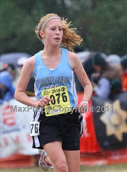 Thumbnail 2 in CIF State Cross Country Championships (D5 Girls) photogallery.