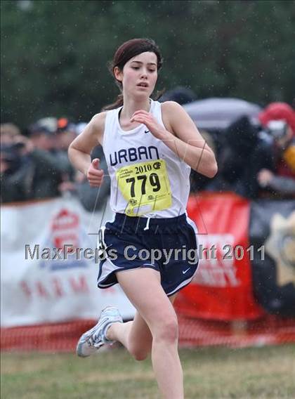 Thumbnail 2 in CIF State Cross Country Championships (D5 Girls) photogallery.
