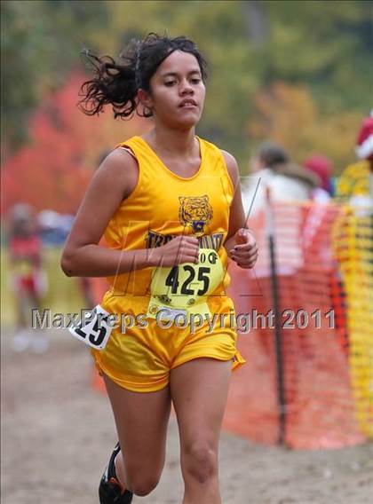 Thumbnail 2 in CIF State Cross Country Championships (D5 Girls) photogallery.