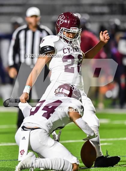 Thumbnail 1 in Tompkins vs Cy Fair (UIL 6A Area Playoff photogallery.