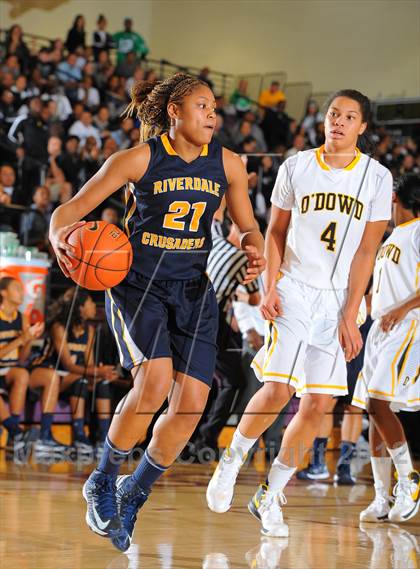 Thumbnail 2 in Bishop O'Dowd vs. Riverdale Baptist (Nike Tournament of Champions) photogallery.