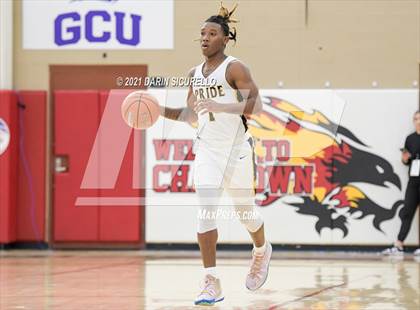 Thumbnail 3 in Harvard-Westlake vs. Mountain Pointe (Hoophall West Tournament) photogallery.