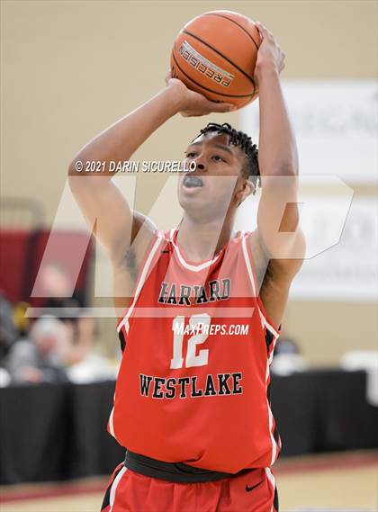 Thumbnail 1 in Harvard-Westlake vs. Mountain Pointe (Hoophall West Tournament) photogallery.