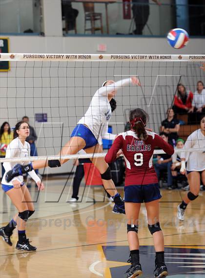 Thumbnail 1 in Tri-City Christian vs. Branson (CIF State D5 Final) photogallery.