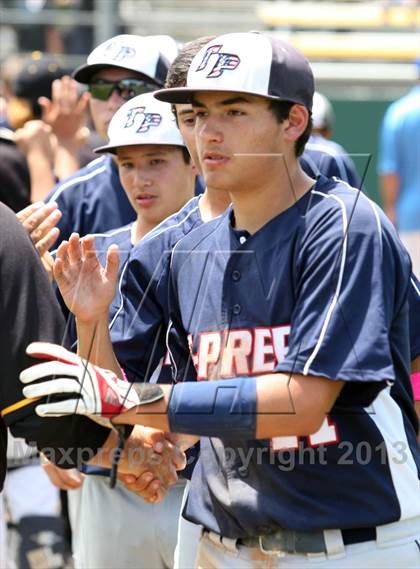 Thumbnail 2 in Firebaugh vs Temecula Prep (CIFSS Division 7 Championship) photogallery.