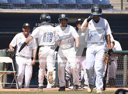 Thumbnail 3 in Baldwin Park vs. Montclair (Battle of the Mt. Baldy League) photogallery.