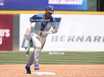 Thumbnail 2 in Baldwin Park vs. Montclair (Battle of the Mt. Baldy League) photogallery.
