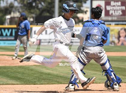 Thumbnail 1 in Baldwin Park vs. Montclair (Battle of the Mt. Baldy League) photogallery.