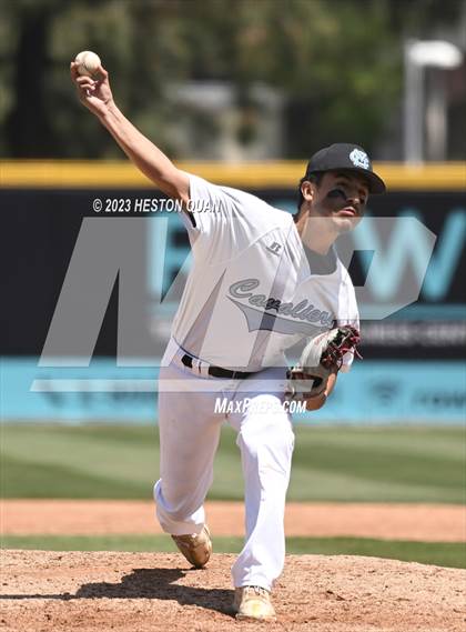 Thumbnail 2 in Baldwin Park vs. Montclair (Battle of the Mt. Baldy League) photogallery.