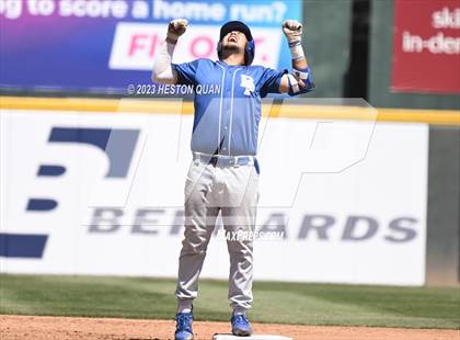Thumbnail 1 in Baldwin Park vs. Montclair (Battle of the Mt. Baldy League) photogallery.