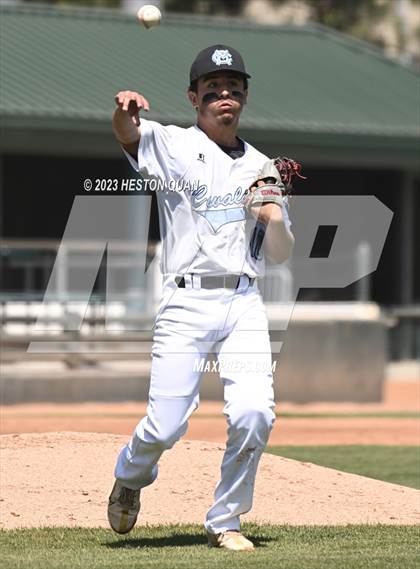 Thumbnail 1 in Baldwin Park vs. Montclair (Battle of the Mt. Baldy League) photogallery.