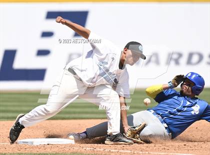 Thumbnail 1 in Baldwin Park vs. Montclair (Battle of the Mt. Baldy League) photogallery.