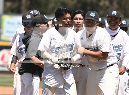 Thumbnail 3 in Baldwin Park vs. Montclair (Battle of the Mt. Baldy League) photogallery.