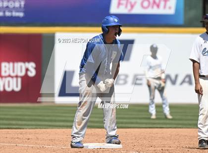 Thumbnail 3 in Baldwin Park vs. Montclair (Battle of the Mt. Baldy League) photogallery.