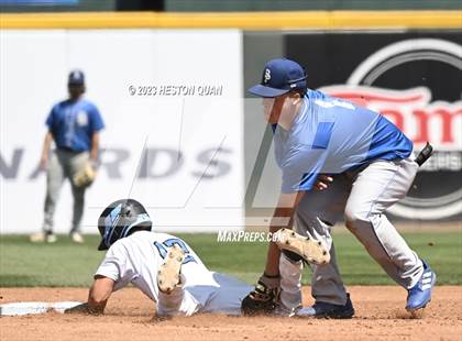 Thumbnail 1 in Baldwin Park vs. Montclair (Battle of the Mt. Baldy League) photogallery.