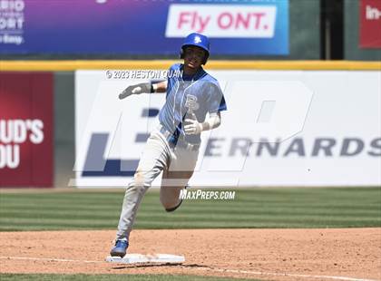 Thumbnail 2 in Baldwin Park vs. Montclair (Battle of the Mt. Baldy League) photogallery.