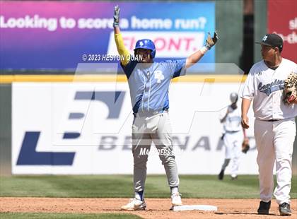 Thumbnail 3 in Baldwin Park vs. Montclair (Battle of the Mt. Baldy League) photogallery.