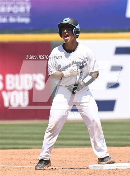 Thumbnail 3 in Baldwin Park vs. Montclair (Battle of the Mt. Baldy League) photogallery.