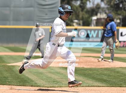 Thumbnail 2 in Baldwin Park vs. Montclair (Battle of the Mt. Baldy League) photogallery.