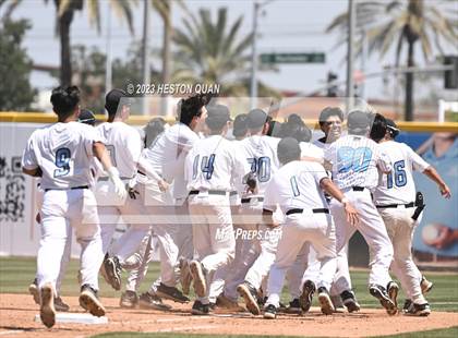 Thumbnail 1 in Baldwin Park vs. Montclair (Battle of the Mt. Baldy League) photogallery.