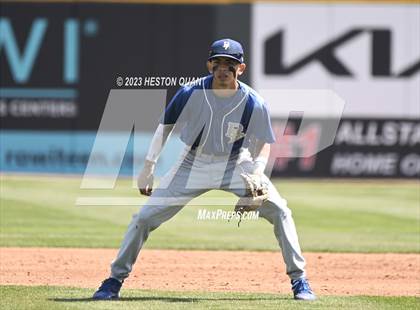 Thumbnail 3 in Baldwin Park vs. Montclair (Battle of the Mt. Baldy League) photogallery.